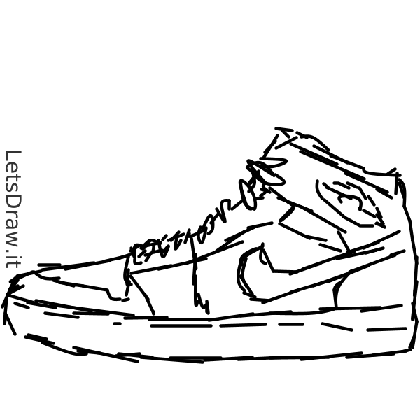 How to draw Nike / LetsDrawIt