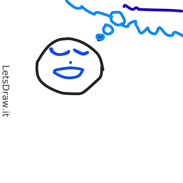 How to draw head in the clouds / sc5cjf4da.png / LetsDrawIt