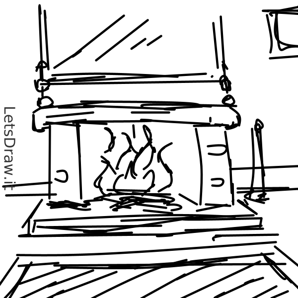 How to draw fireplace / sco5dd8bn.png / LetsDrawIt