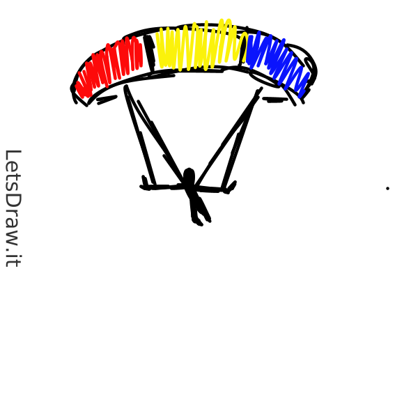 How to draw parachute / sk74pwnb3.png / LetsDrawIt