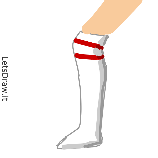 How to draw knee socks / sn4fgcios.png / LetsDrawIt