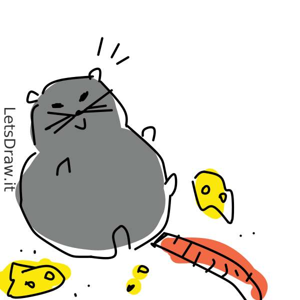 Mouse Mess Draw How to draw mouse / sui4br4eh.png / LetsDrawIt