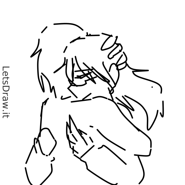 How to draw hug / supfciu3s.png / LetsDrawIt