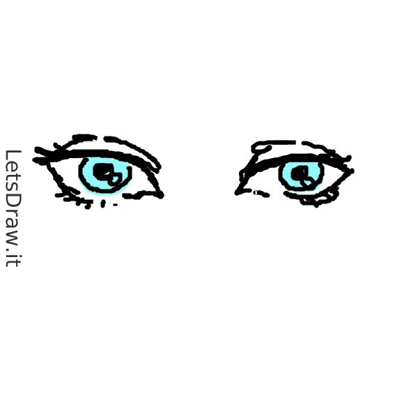 How to draw blue eyes / szjzqjbdq.png / LetsDrawIt