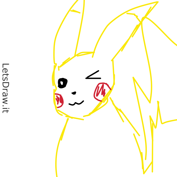 Pikachu desenho / 8fsk6swm.png / LetsDrawIt