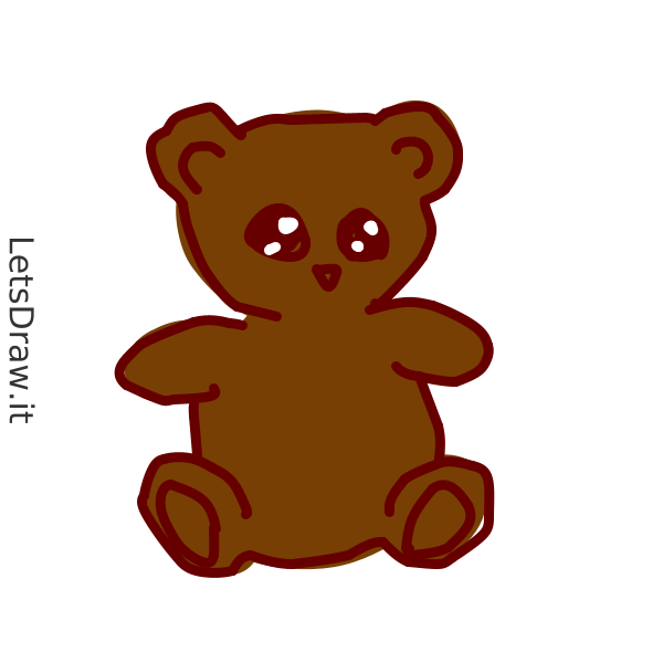 How to draw teddy bear / tbsig9btw.png / LetsDrawIt