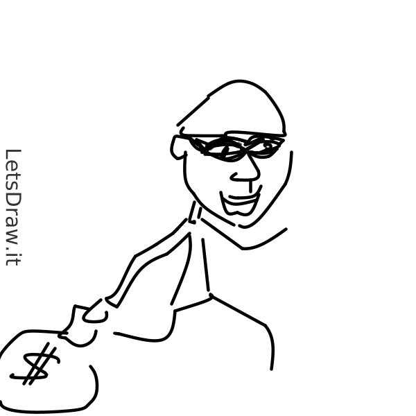 How to draw robber / tc36fs8cs.png / LetsDrawIt