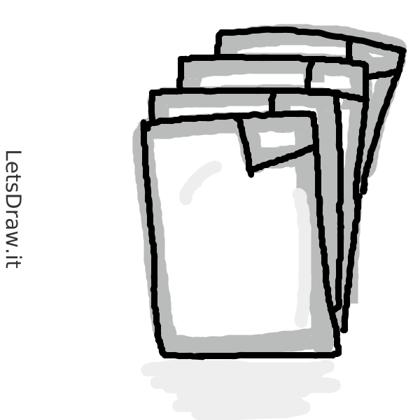 How to draw paper / tcj51duwa.png / LetsDrawIt
