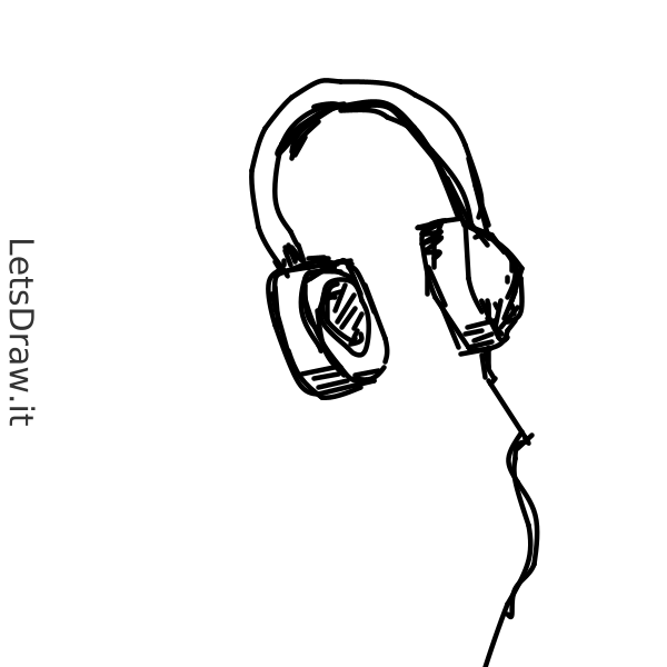How to draw headphones / te66dope1.png / LetsDrawIt