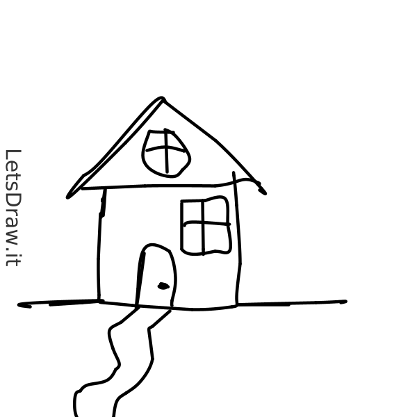 How to draw house / tgw9f1djs.png / LetsDrawIt