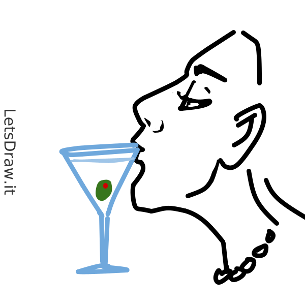 How to draw cocktail / tjtje86e.png / LetsDrawIt
