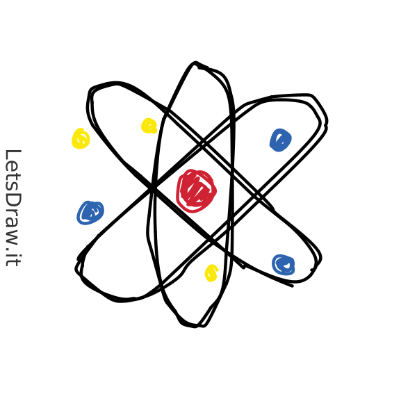How to draw atom / tnodbnyij.png / LetsDrawIt