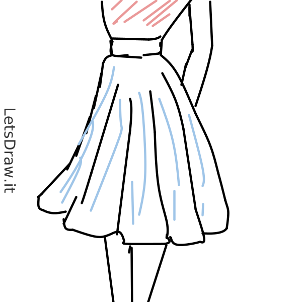 How To Draw Skirt Tomofj9un Png Letsdrawit