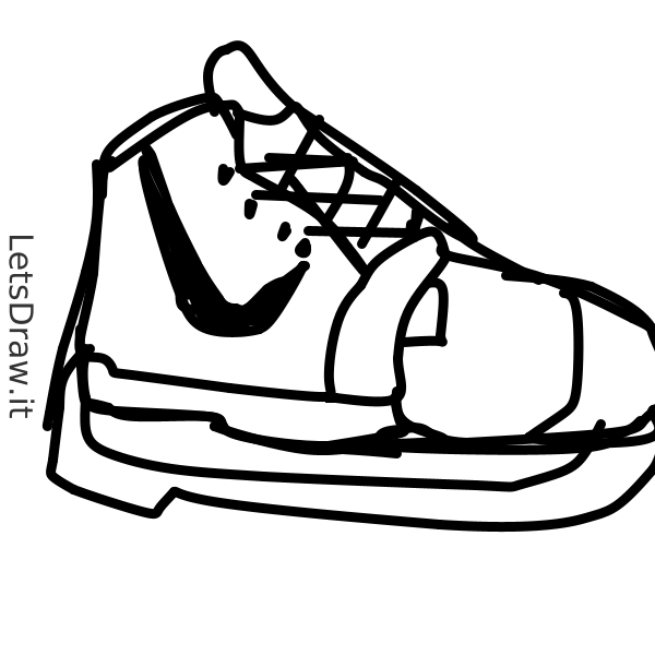 How to draw Nike / Learn to draw from other LetsdrawIt players