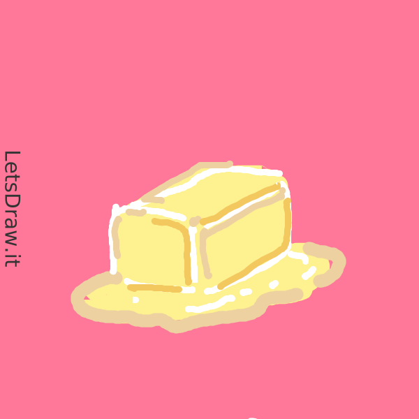 How to draw stick of butter / tszoxxyxc.png / LetsDrawIt