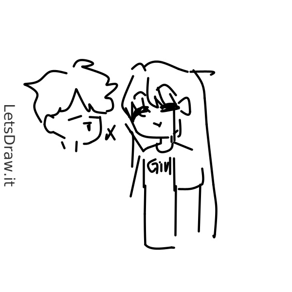 How to draw couple / tugxjeg3e.png / LetsDrawIt