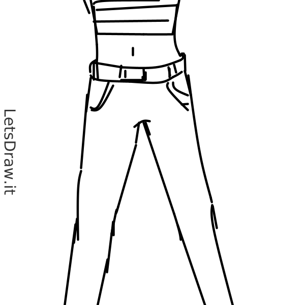 How to draw trousers / tx36gj4i4.png / LetsDrawIt