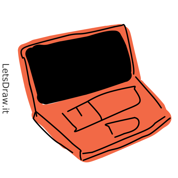 How to draw Laptops / tzf6dpx3d png / LetsDrawIt