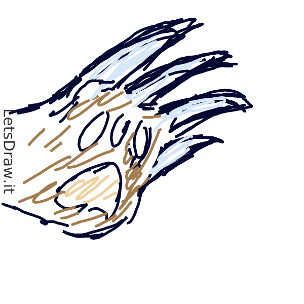 How to draw claw / u4i8fa4ec.png / LetsDrawIt