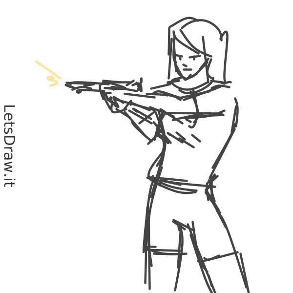 Hand Weapons Draw How to draw hand gun / u61ffkqg8.png / LetsDrawIt