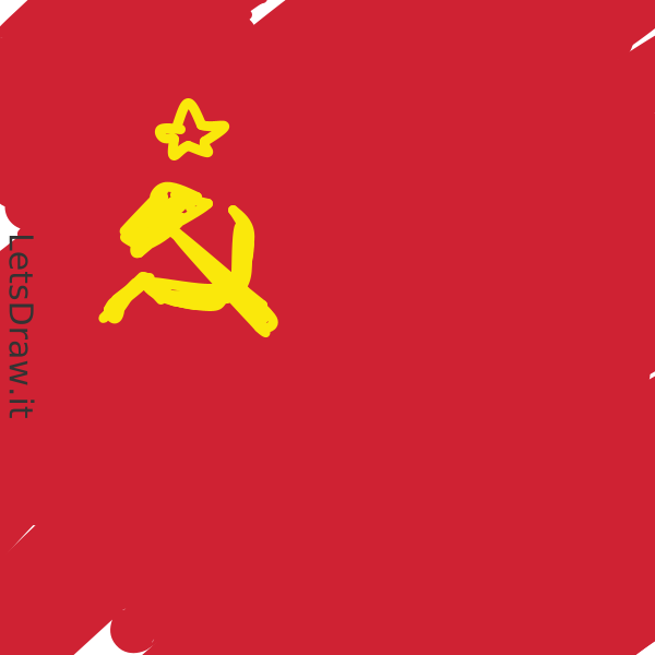 How to draw Soviet Union / uczcn6bbn.png / LetsDrawIt