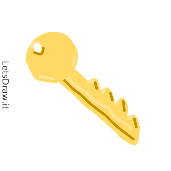 How to draw key / udkseosds.png / LetsDrawIt