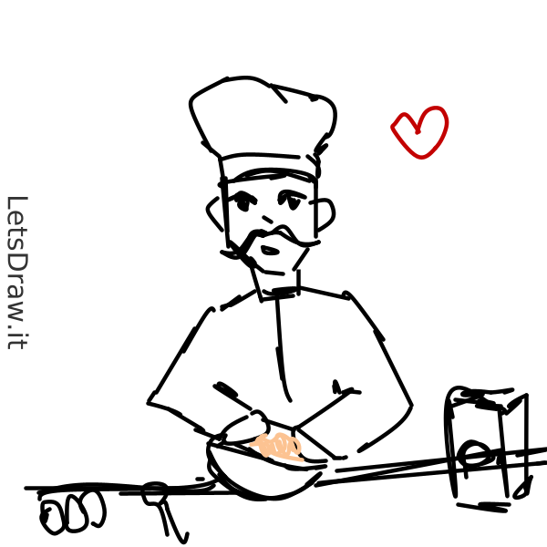How to draw cooking / uecgpethq.png / LetsDrawIt