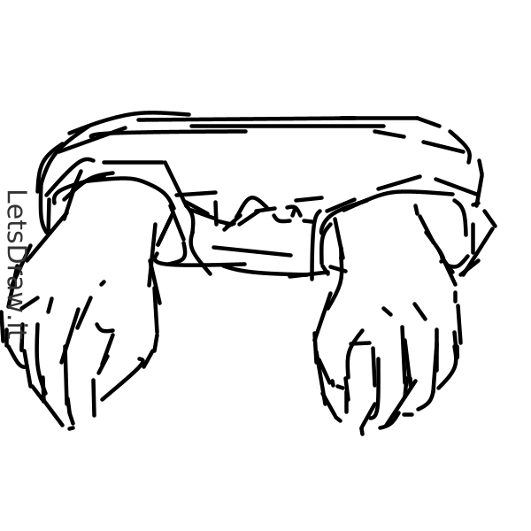 How to draw Handcuffs / uk1odmstb.png / LetsDrawIt