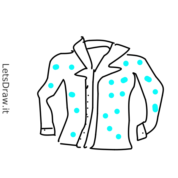 How to draw blouse / umadca31b png / LetsDrawIt