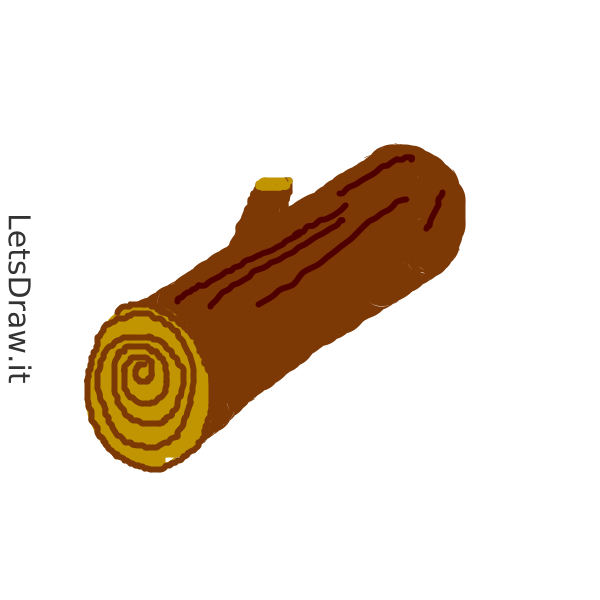 How to draw log / upq8q7fe1.png / LetsDrawIt