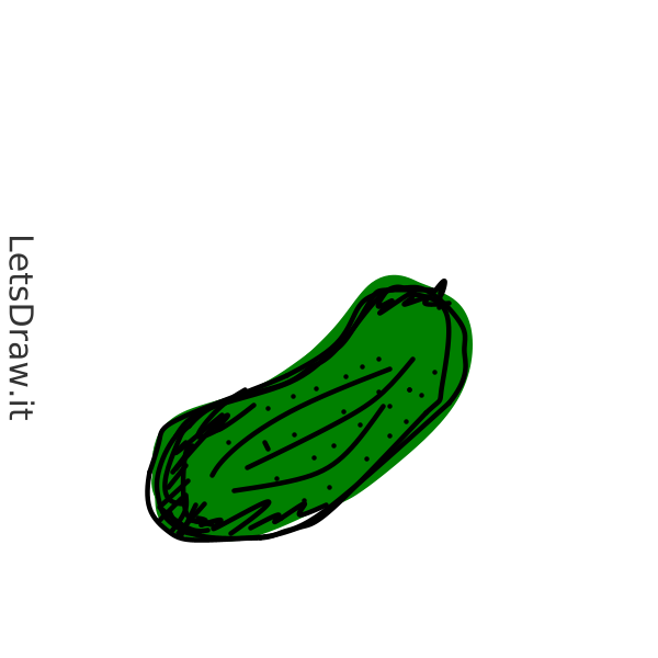How to draw pickle / uq9xdtin7.png / LetsDrawIt
