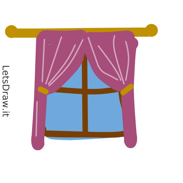 How to draw curtain / utywfqcym.png / LetsDrawIt