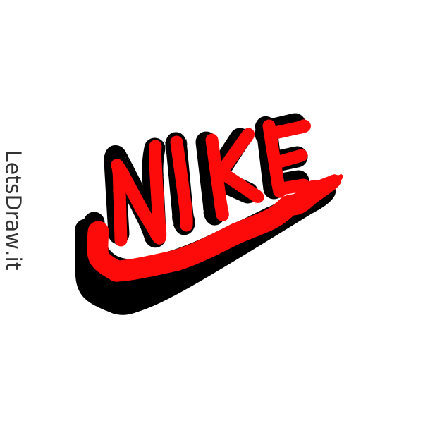 How to draw Nike / uu78eh66r.png / LetsDrawIt