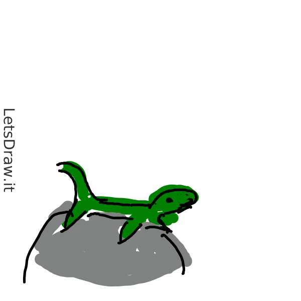 Drawing Ritzuart How to draw lizard / w5otnxw5m.png / LetsDrawIt