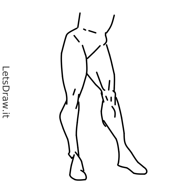 How to draw legs / w75recof.png / LetsDrawIt