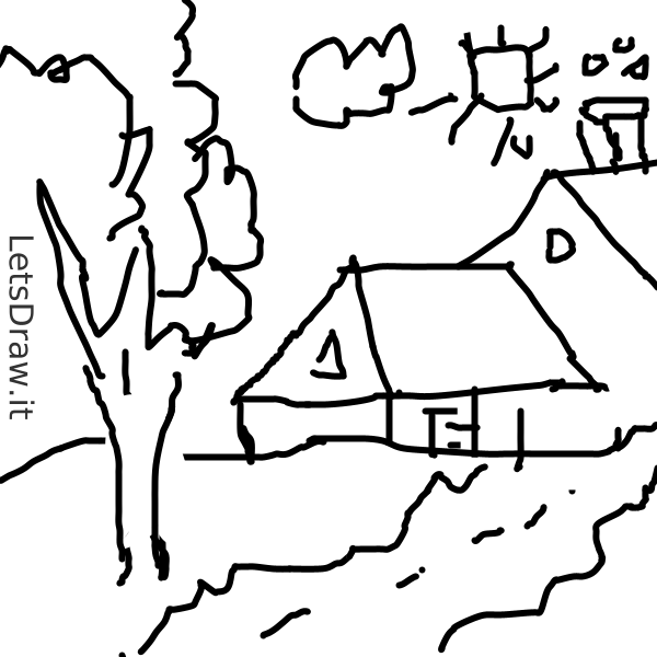 How to draw village / wf19o4w6o.png / LetsDrawIt