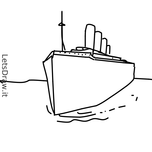 How to draw ship / wfbwdaeir.png / LetsDrawIt