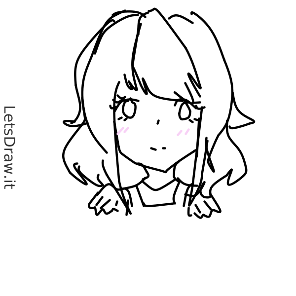 How to draw girl / wniuj5dhu.png / LetsDrawIt