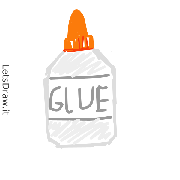 How to draw glue / Learn to draw from other LetsdrawIt players
