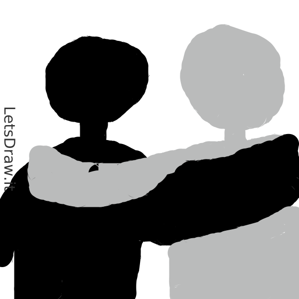 Frien Draw How to draw friend / wxtyqdorn.png / LetsDrawIt