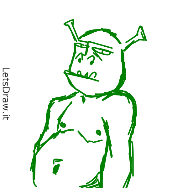 How to draw Shrek / f8xk95ix.png / LetsDrawIt