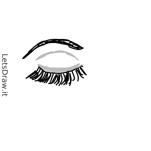 How to draw eyelid / x1capobya.png / LetsDrawIt