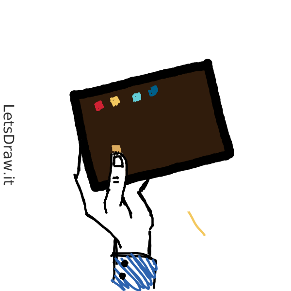 How to draw tablet / xa8iq94fy.png / LetsDrawIt