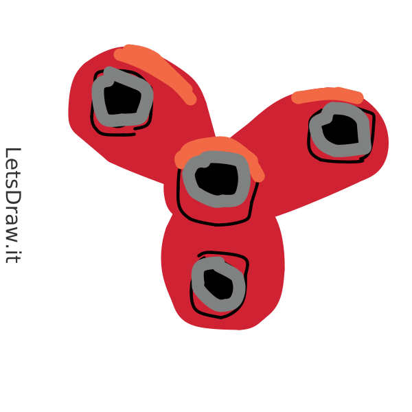 How to draw fidget spinner / xaktntu4w.png / LetsDrawIt