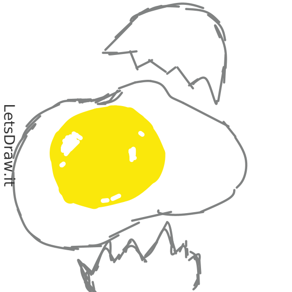 How to draw scrambled eggs / m836kzomx.png / LetsDrawIt