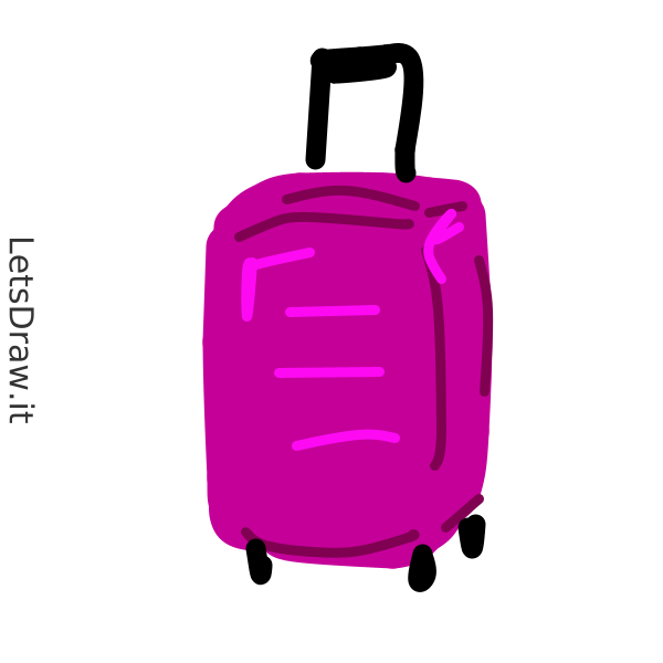 How To Draw Suitcase Xgjoe Zhx Png Letsdrawit