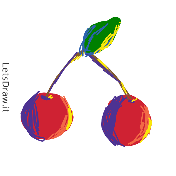 How to draw cherries / xhnubi8aj.png / LetsDrawIt