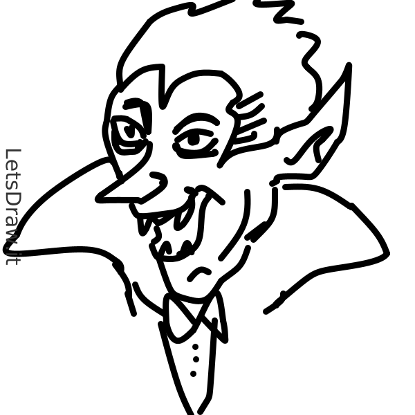 How to draw Vampires / xnxzc9br8 png / LetsDrawIt