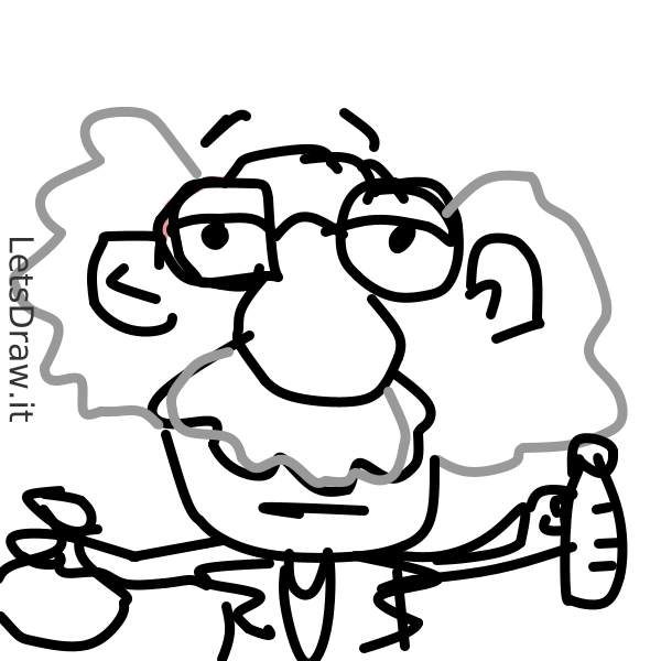 How to draw scientist / LetsDrawIt