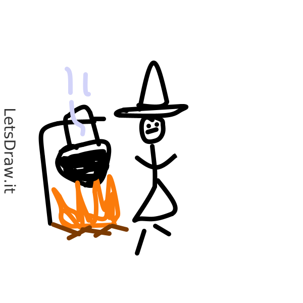 How to draw Cauldron / xsx7jeprm.png / LetsDrawIt